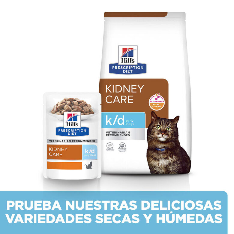 Hill's Prescription Diet Kidney Care k/d Pienso para gatos, , large image number null